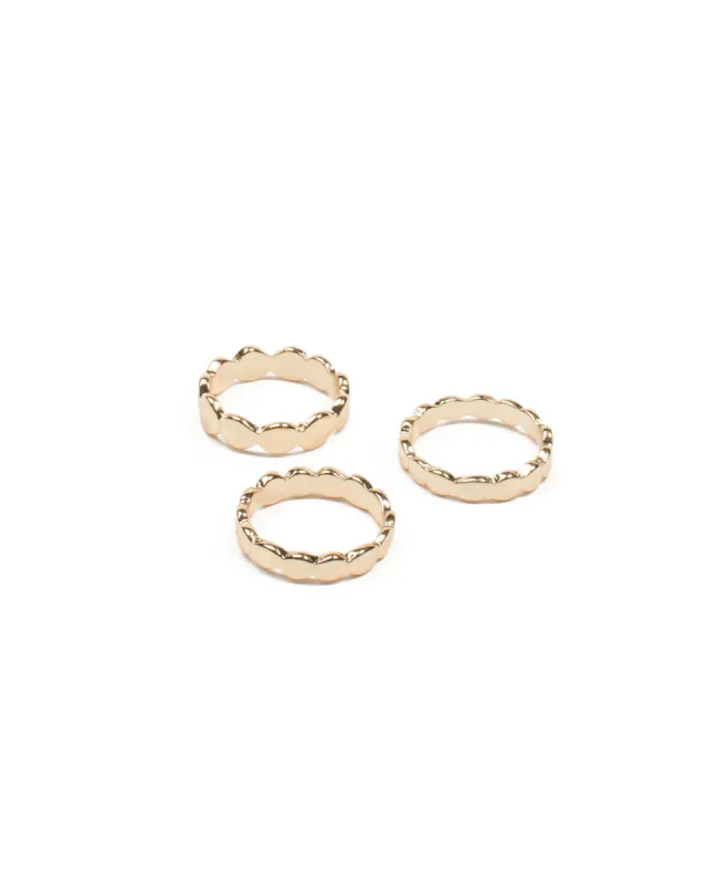 Gold Metal Dot Ring Pack - Large sold by Collete Hayman