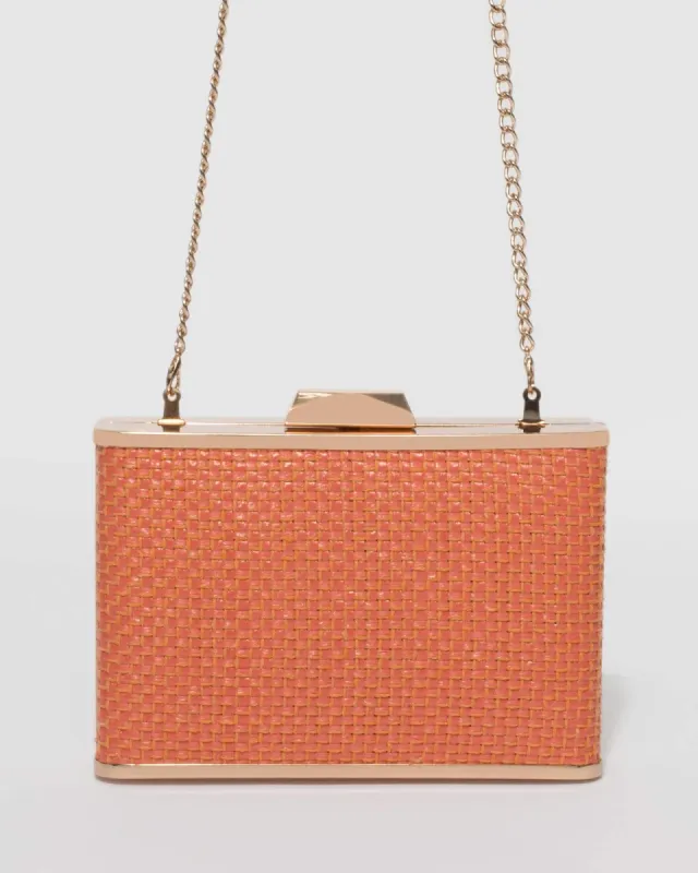 Weave Hardcase Clutch Bag sold by Collete Hayman