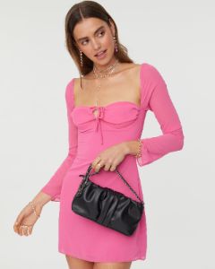 Black Lilyana Shoulder Bag sold by Collete Hayman