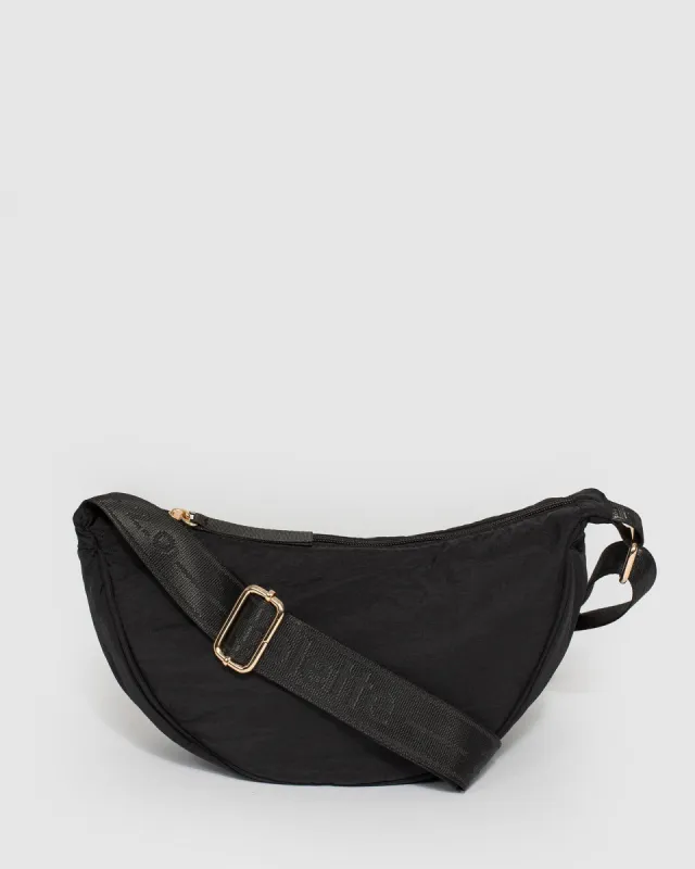 Black Sasha Crossbody Bag sold by Collete Hayman