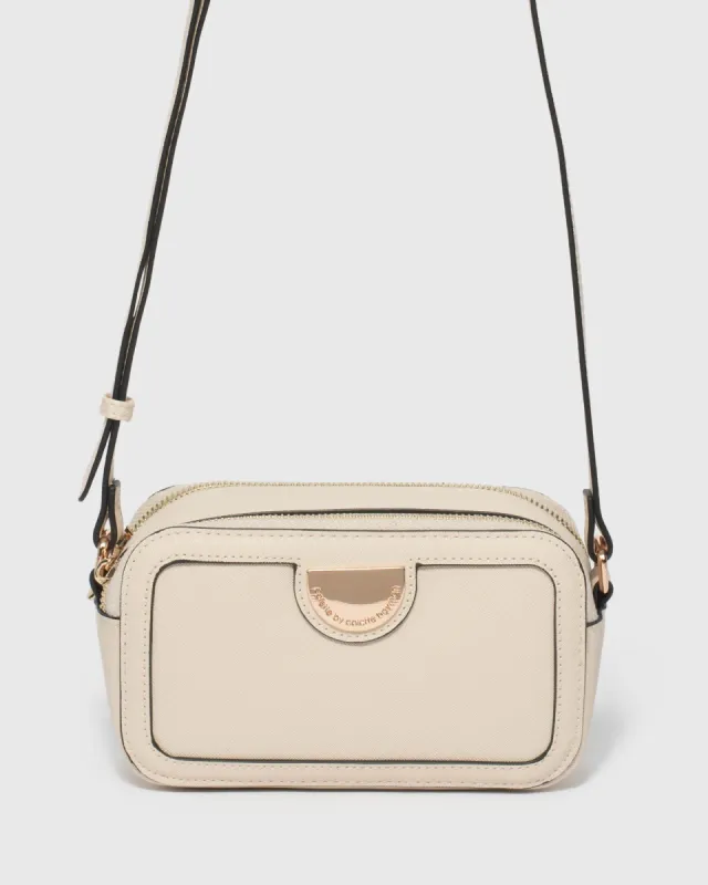 Ivory Allegra Crossbody Bag sold by Collete Hayman