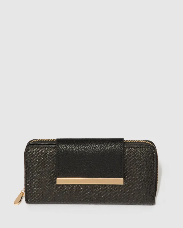 Black Blake Wallet sold by Collete Hayman