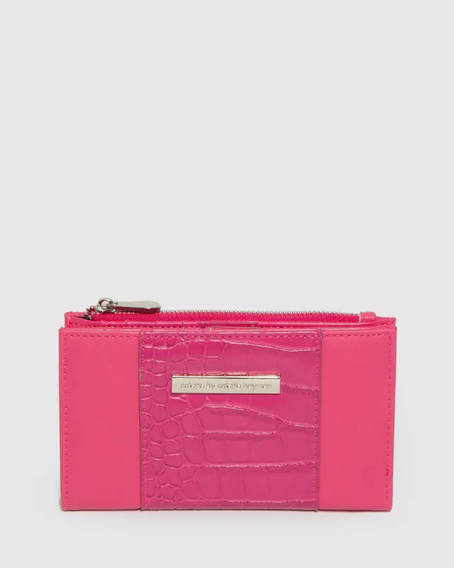 Pink Sia Panel Wallet sold by Collete Hayman