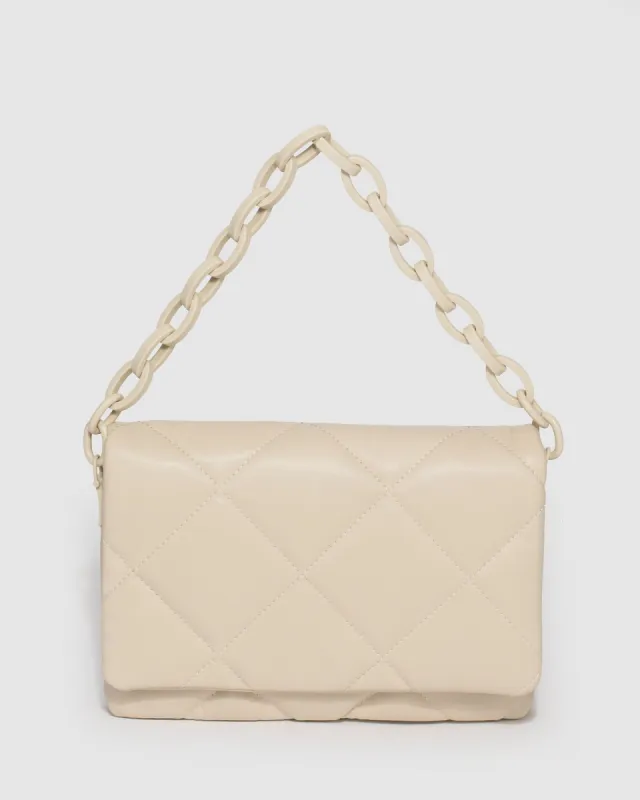 Taupe Nina Crossbody Bag sold by Collete Hayman
