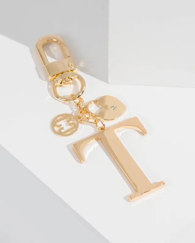 T - Initial Bag Charm Locket sold by Collete Hayman