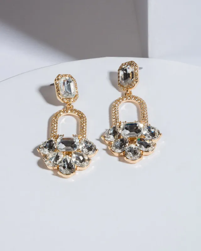 Crystal Arch Drop Earrings sold by Collete Hayman