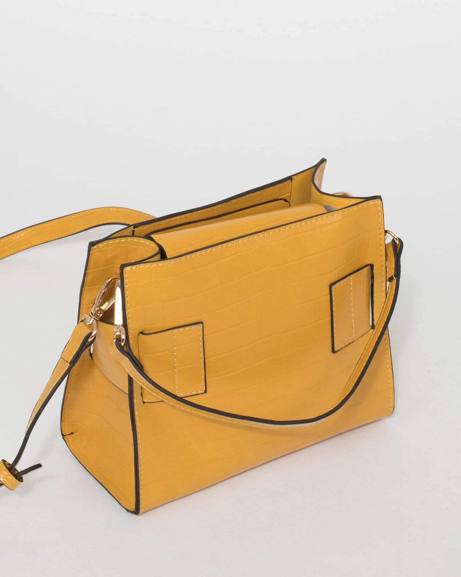 Yellow Khloe Buckle Mini Bag sold by Collete Hayman product image thumbnail 5