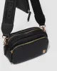 Black And Gold Amalia Crossbody Bag sold by Collete Hayman
