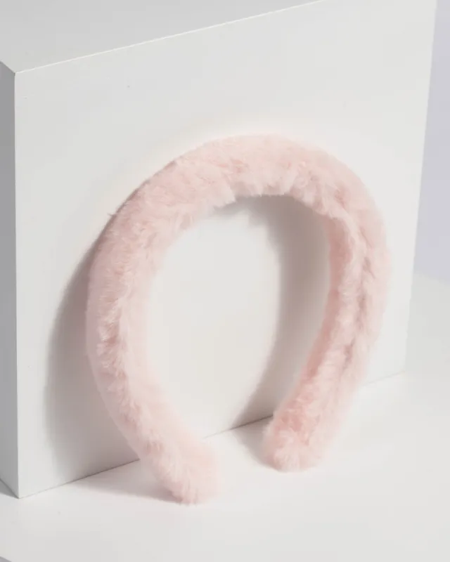Pink Fluffy Headband sold by Collete Hayman