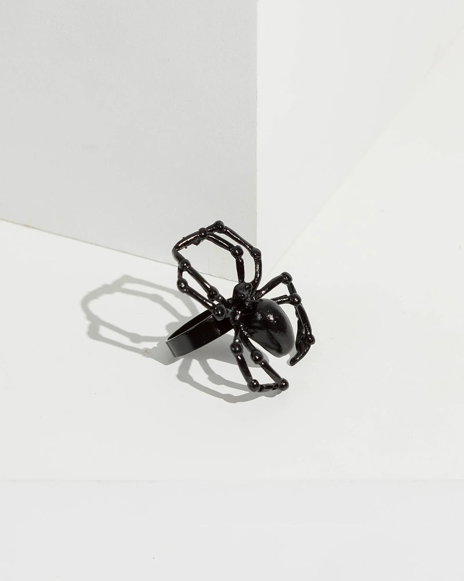 Black Large Spider Ring sold by Collete Hayman product image thumbnail 2