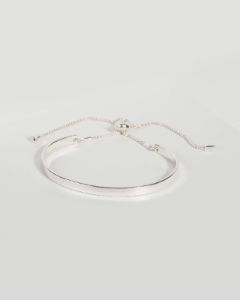 Silver Metal Band Bracelet sold by Collete Hayman