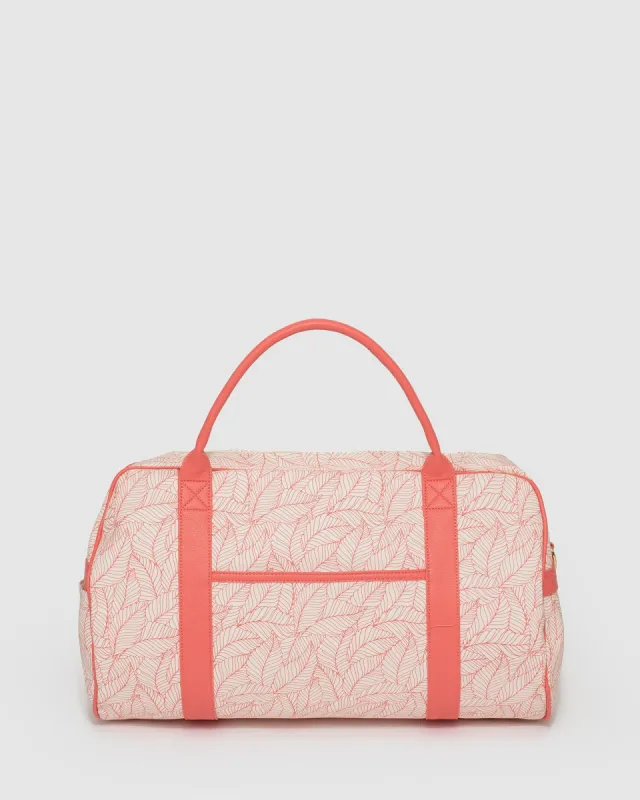 Leaf Print Weekender Bag sold by Collete Hayman
