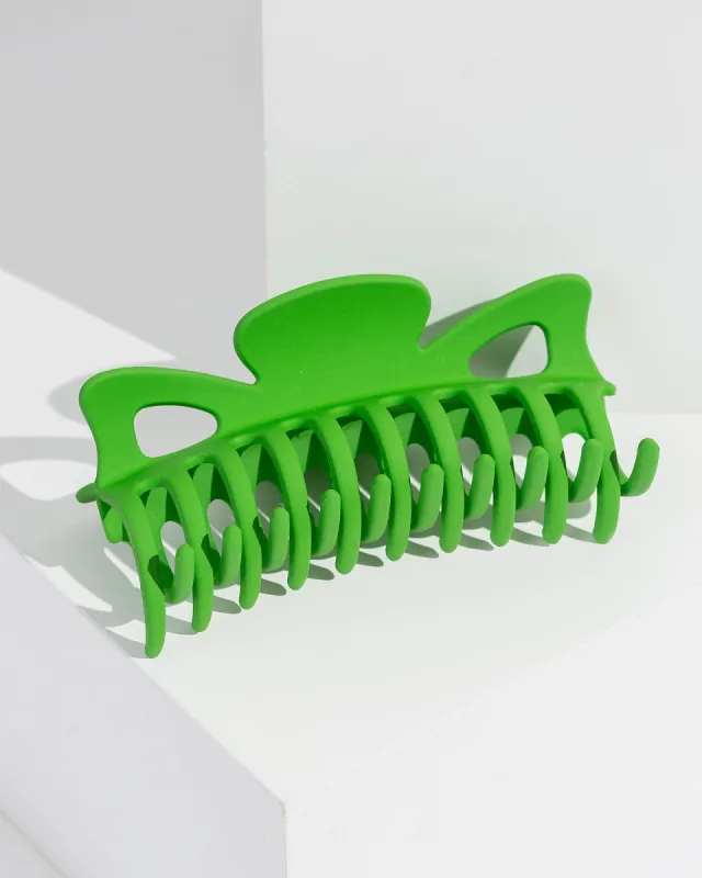Green Shaped Matte Claw Clip sold by Collete Hayman