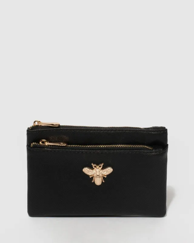 Black Erin Bug Purse made by Collete Hayman