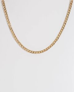Gold 42cm Curb Chain Necklace sold by Collete Hayman