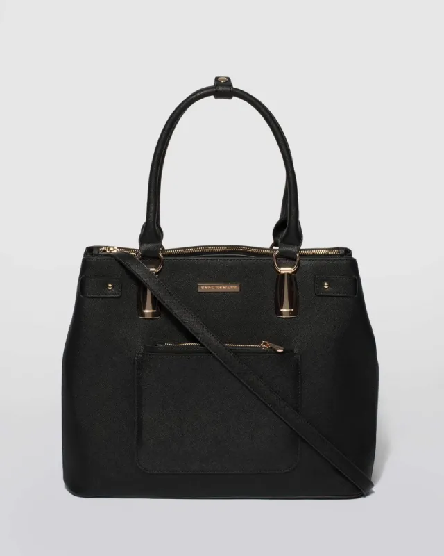 Black Violet Tote Bag sold by Collete Hayman