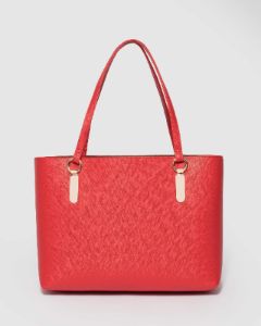 Red Angelina Tote Bag sold by Collete Hayman