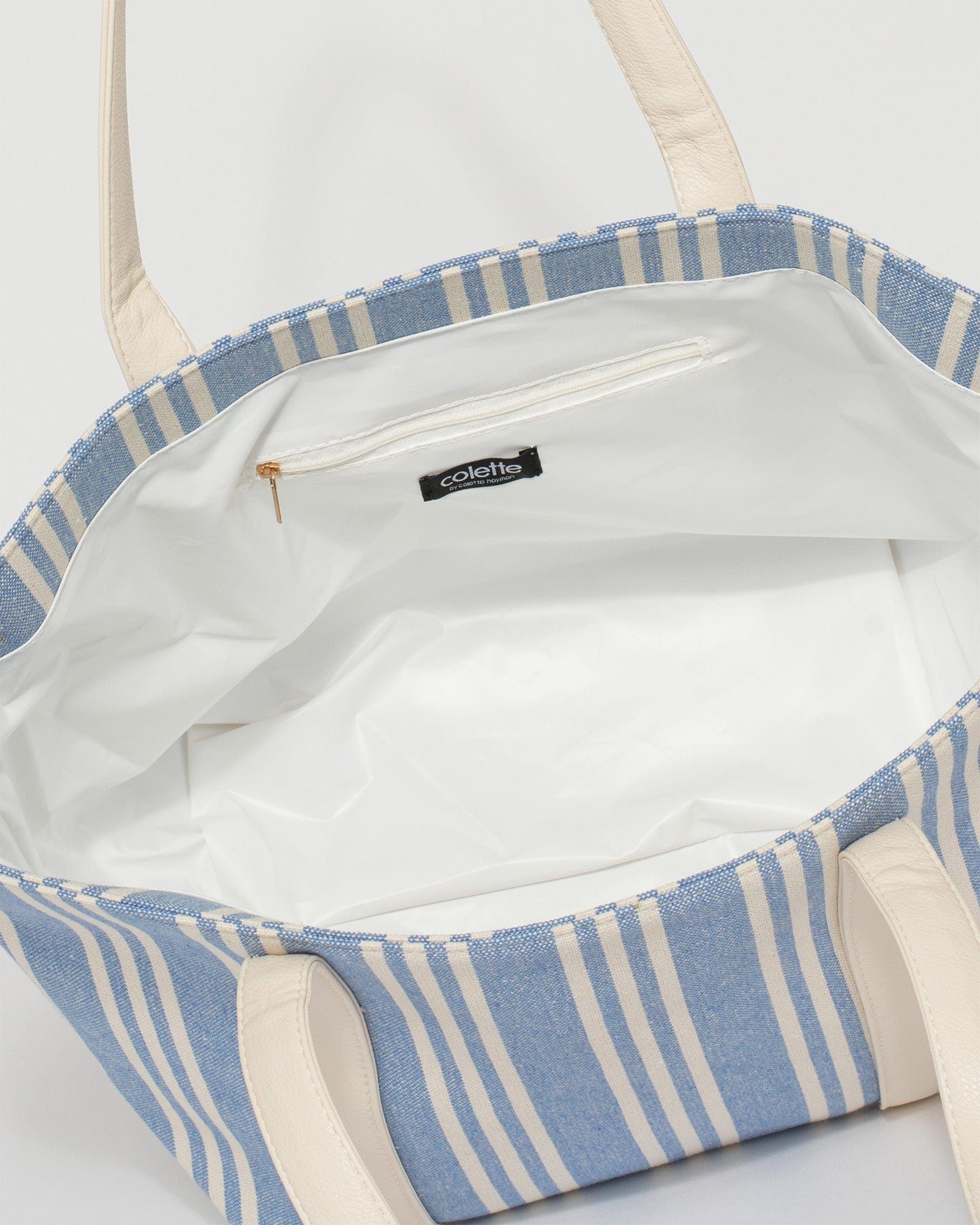Blue Kaia Beach Bag sold by Collete Hayman product image thumbnail 5