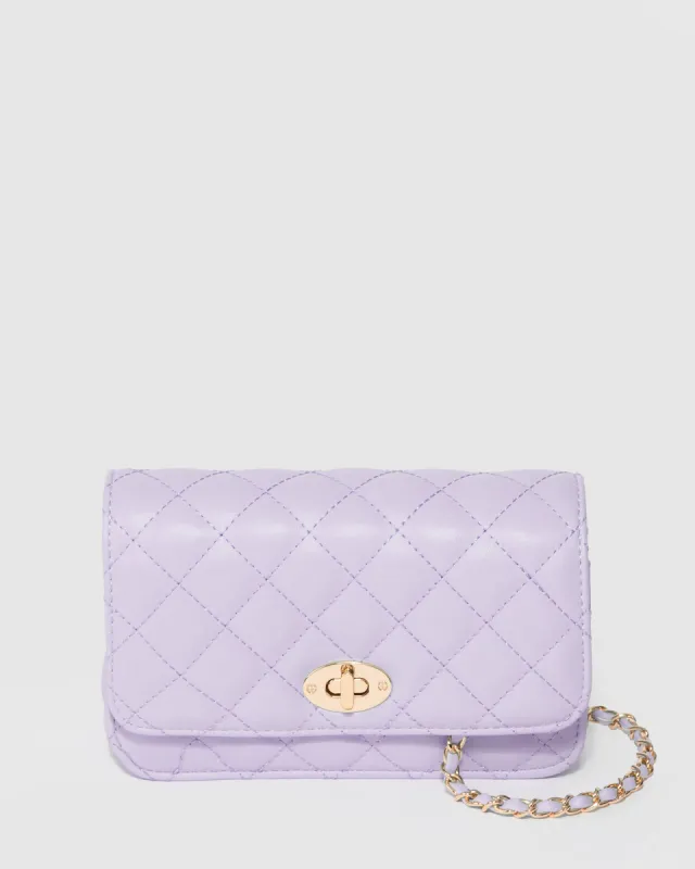 Purple Ebony Lock Crossbody Bag sold by Collete Hayman