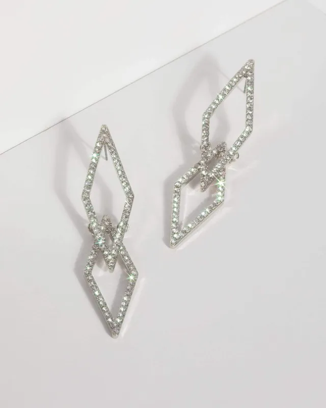 Crystal Pave Drop Earrings sold by Collete Hayman