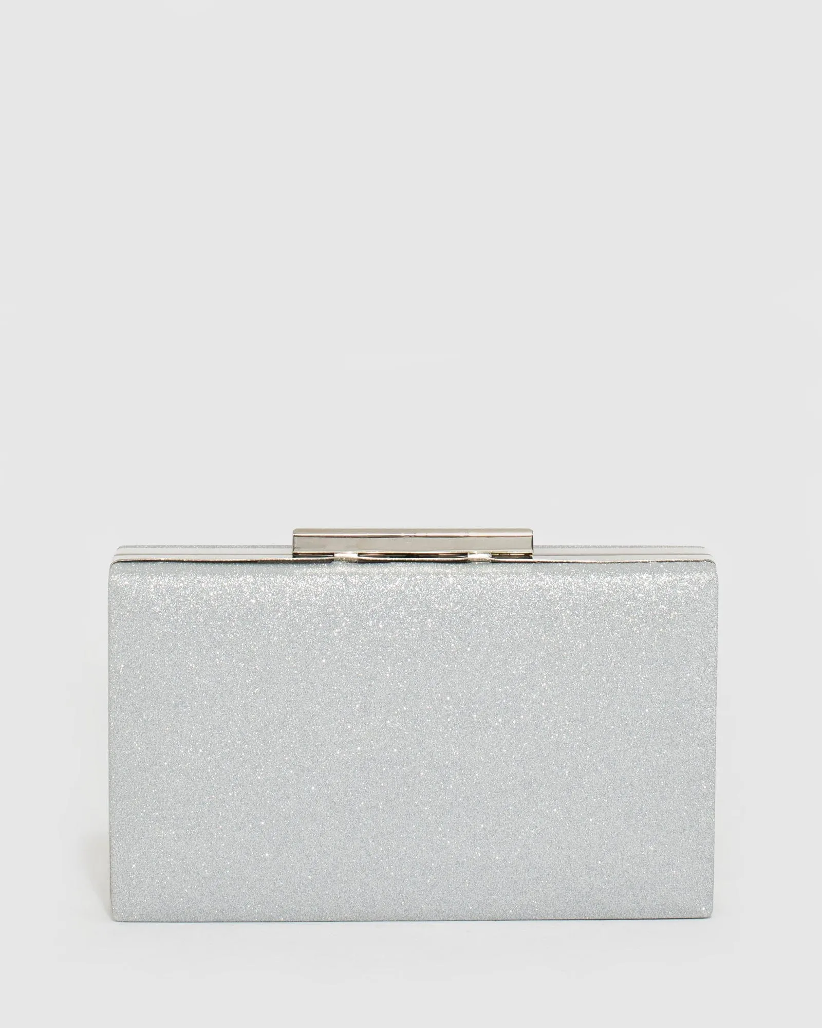 Silver Jaimi Clutch Bag sold by Collete Hayman