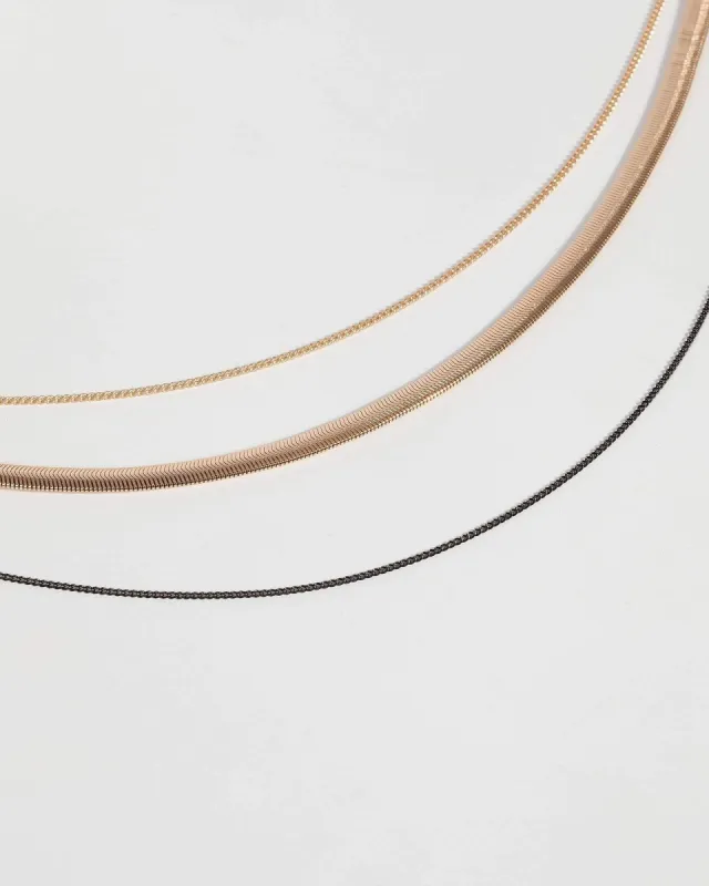 Gold Large Chain Link Necklace sold by Collete Hayman
