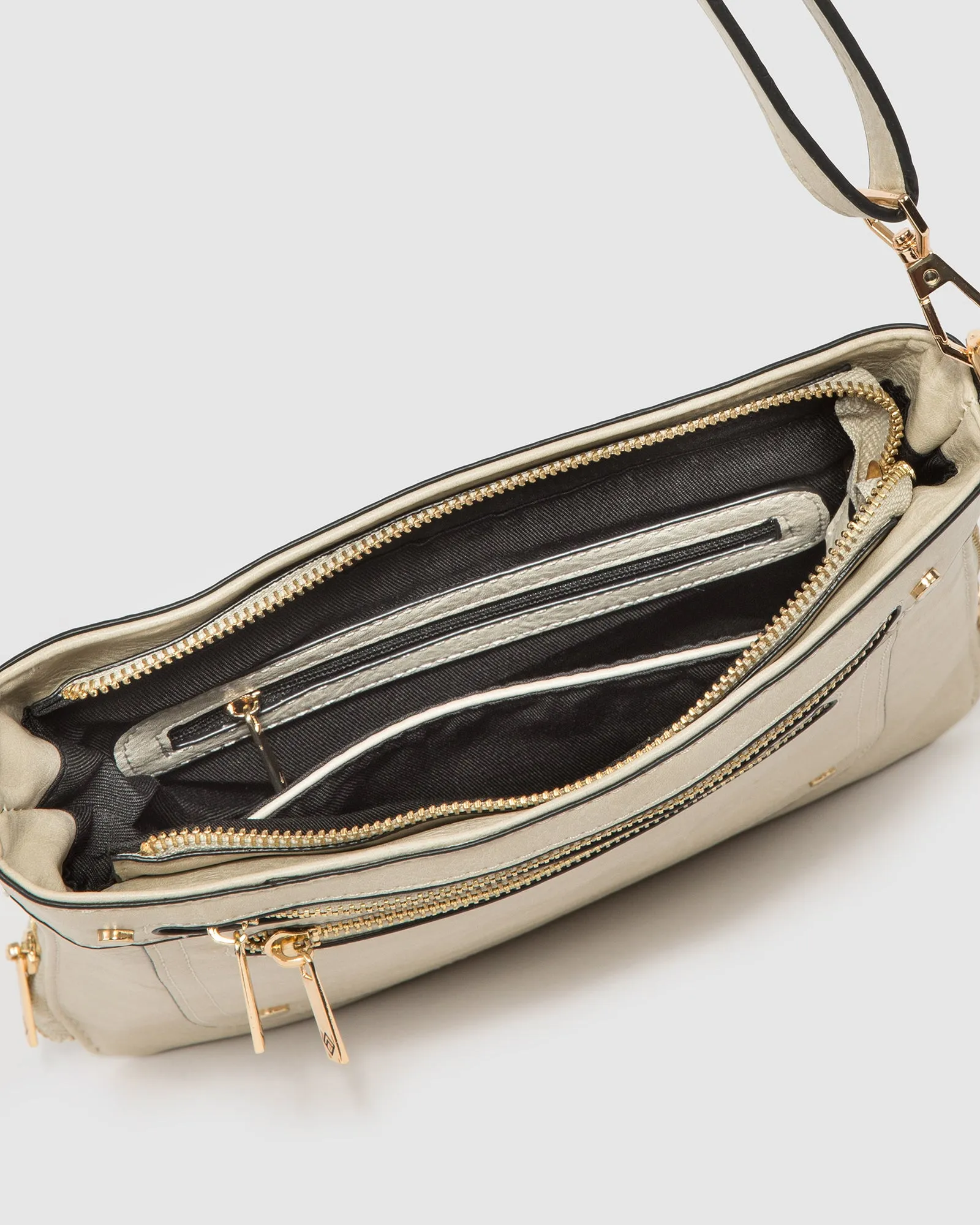 Ivory Penelope Zip Crossbody Bag sold by Collete Hayman product image thumbnail 5