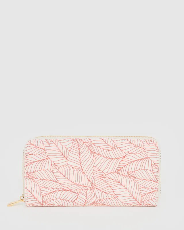 Leaf Print Nina Wallet sold by Collete Hayman