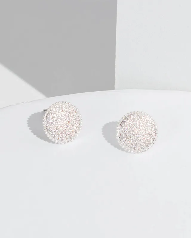 Crystal Pave Stud Earrings sold by Collete Hayman