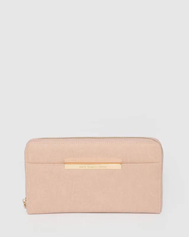 Pink Large Sandy Wallet sold by Collete Hayman