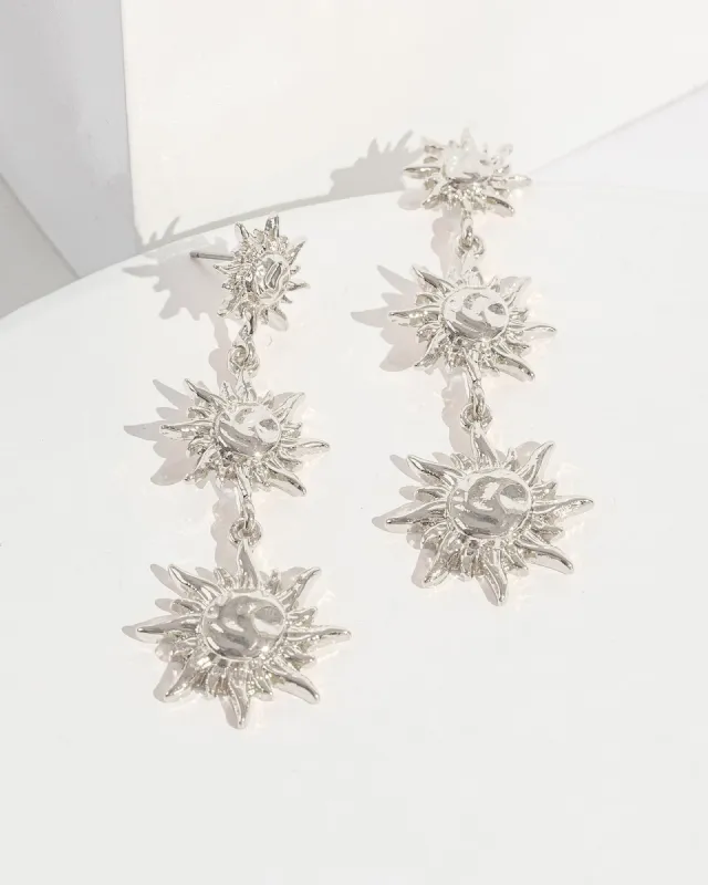 Silver Sunshine Drops Earrings sold by Collete Hayman