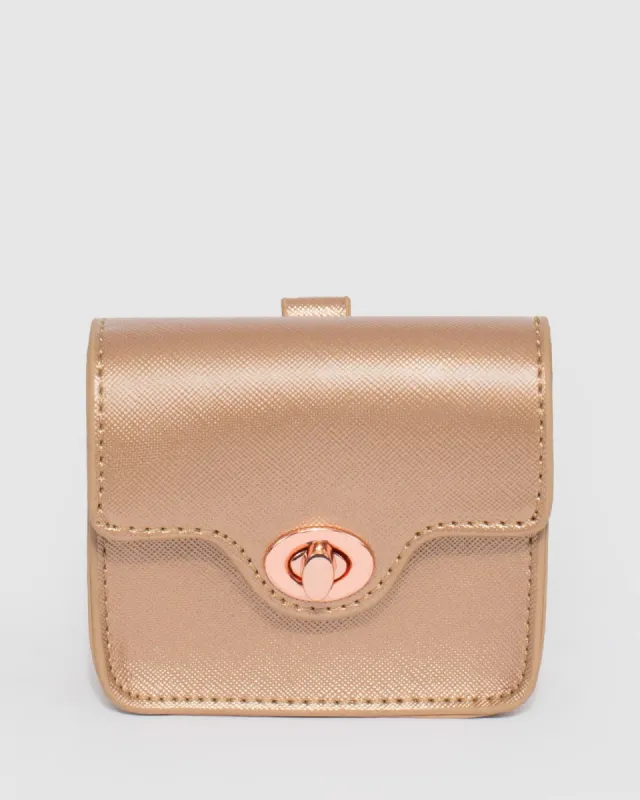 Rose Gold Devine Keyring Purse sold by Collete Hayman