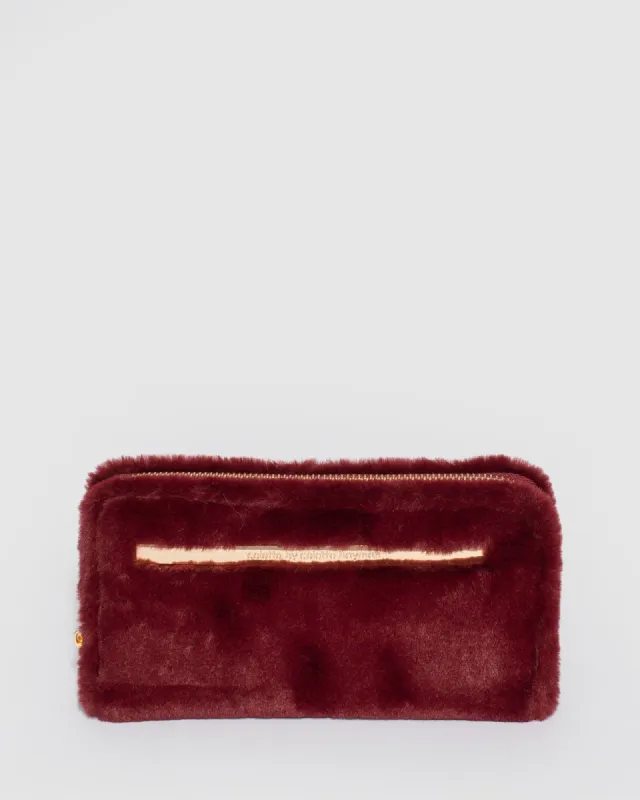 Berry Nina Fur Wallet sold by Collete Hayman