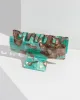 Blue Pattern Rectangle Claw Clip sold by Collete Hayman
