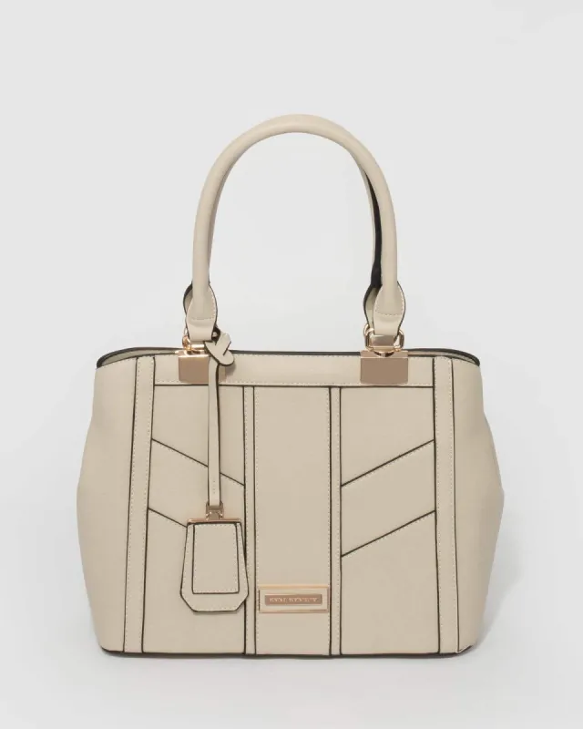 Ivory Harper Panel Medium Tote sold by Collete Hayman