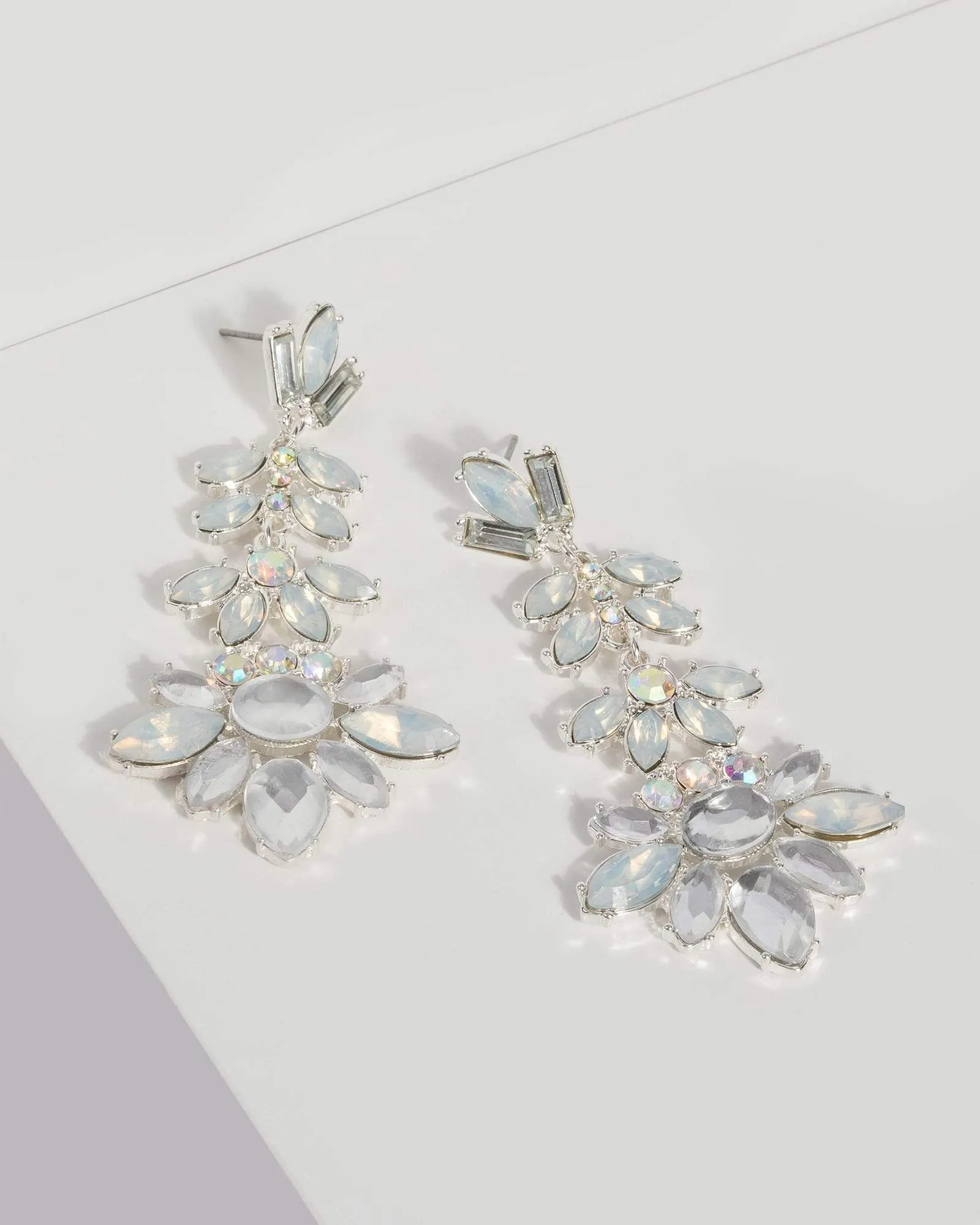 Multi Colour Stone Drop Earrings sold by Collete Hayman