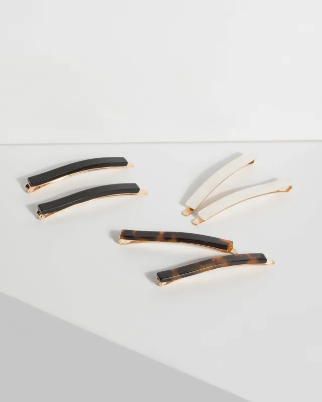 Multi Colour Acrylic Hair Slides sold by Collete Hayman