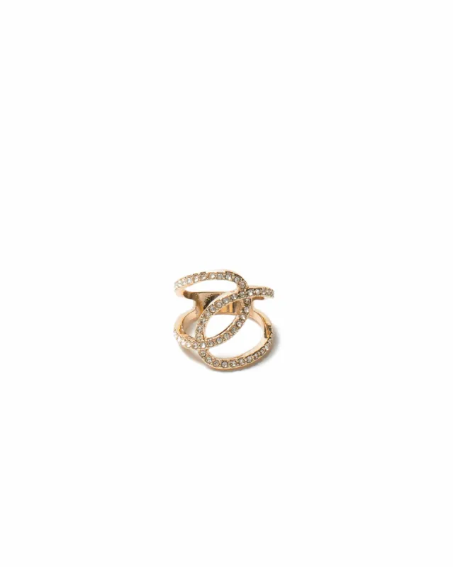 Diamante Loop Ring - Large sold by Collete Hayman