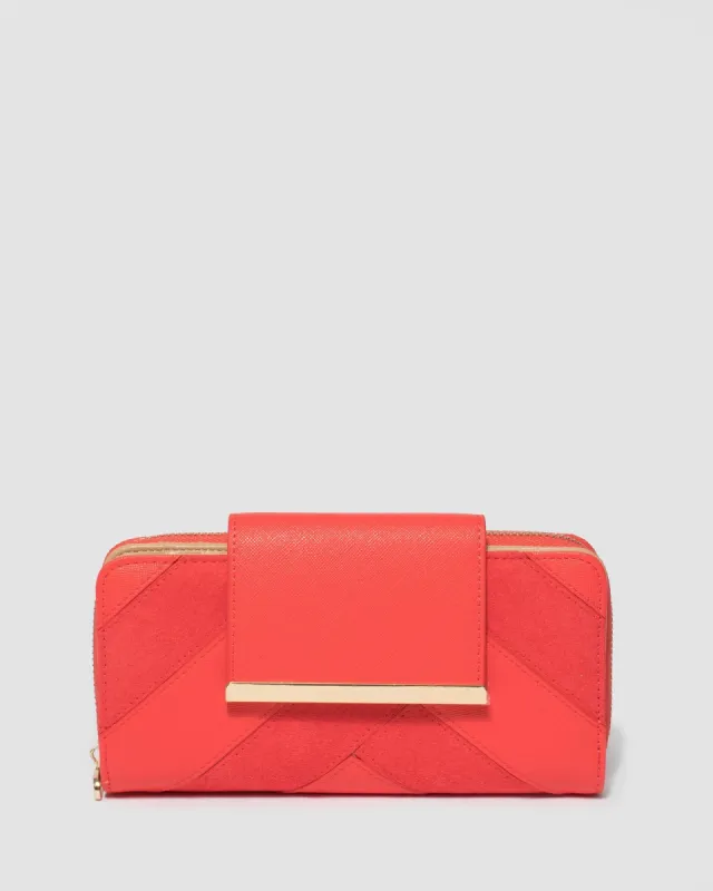 Coral Blake Stripes Wallet sold by Collete Hayman