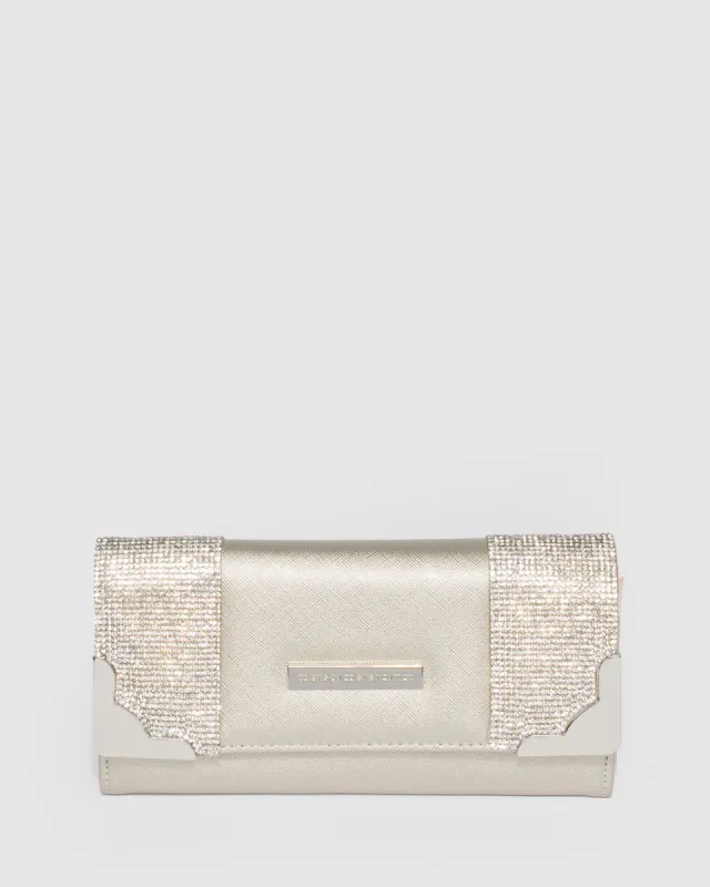 Silver Gemma Crystal Wallet sold by Collete Hayman