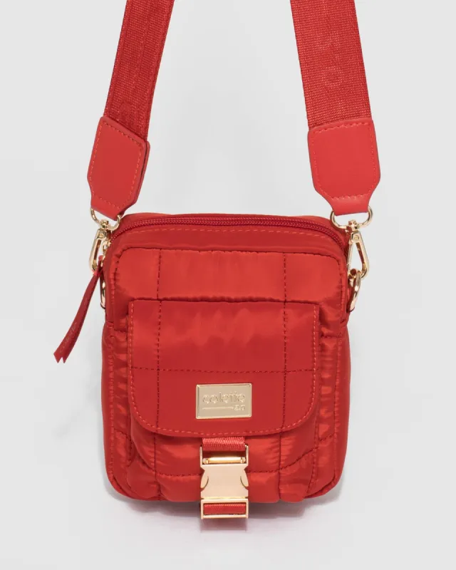 Emma Lock Orange Crossbody Bag sold by Collete Hayman