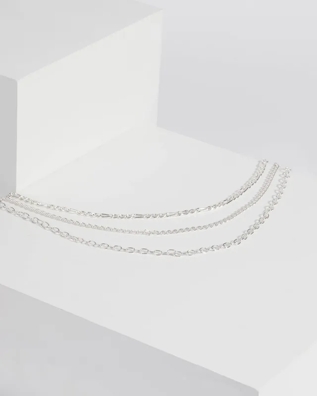 Silver Multi Chain Necklace sold by Collete Hayman