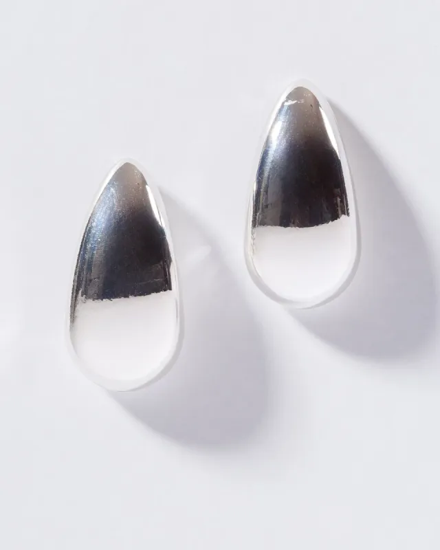 Silver Drop Stud Earrings sold by Collete Hayman