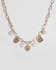 Gold Pearl and Lion Pendant Necklace sold by Collete Hayman