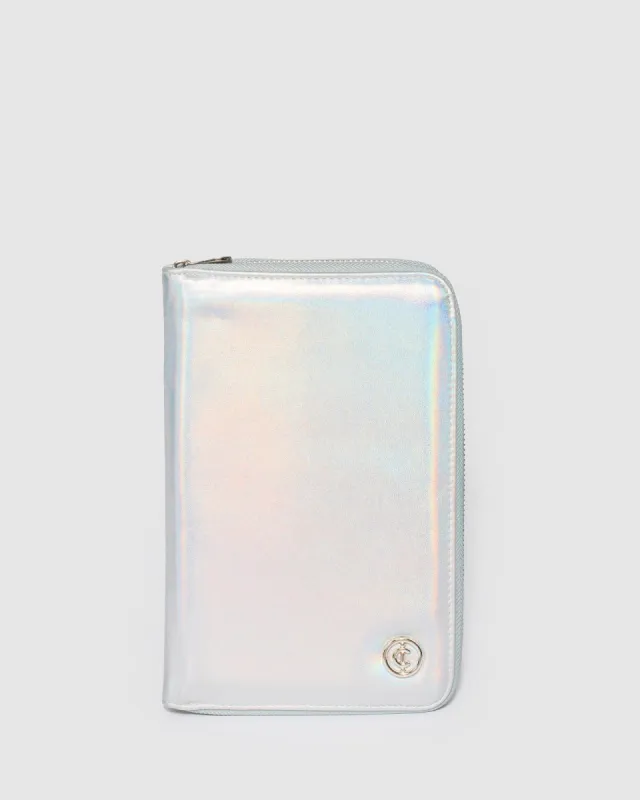 Holographic Talissa Plain Travel Wallet sold by Collete Hayman