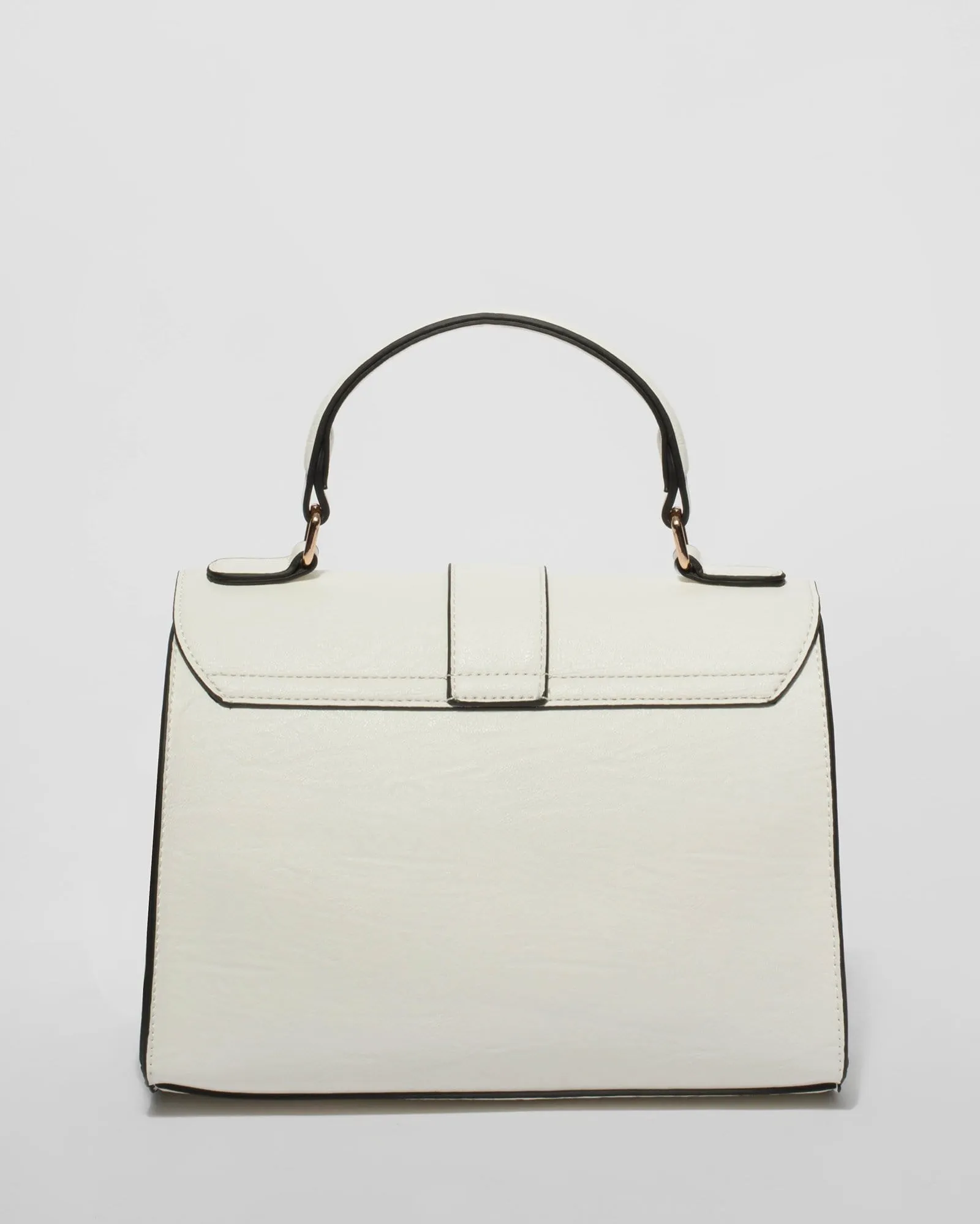 White Ariel Small Tote Bag sold by Collete Hayman product image thumbnail 3