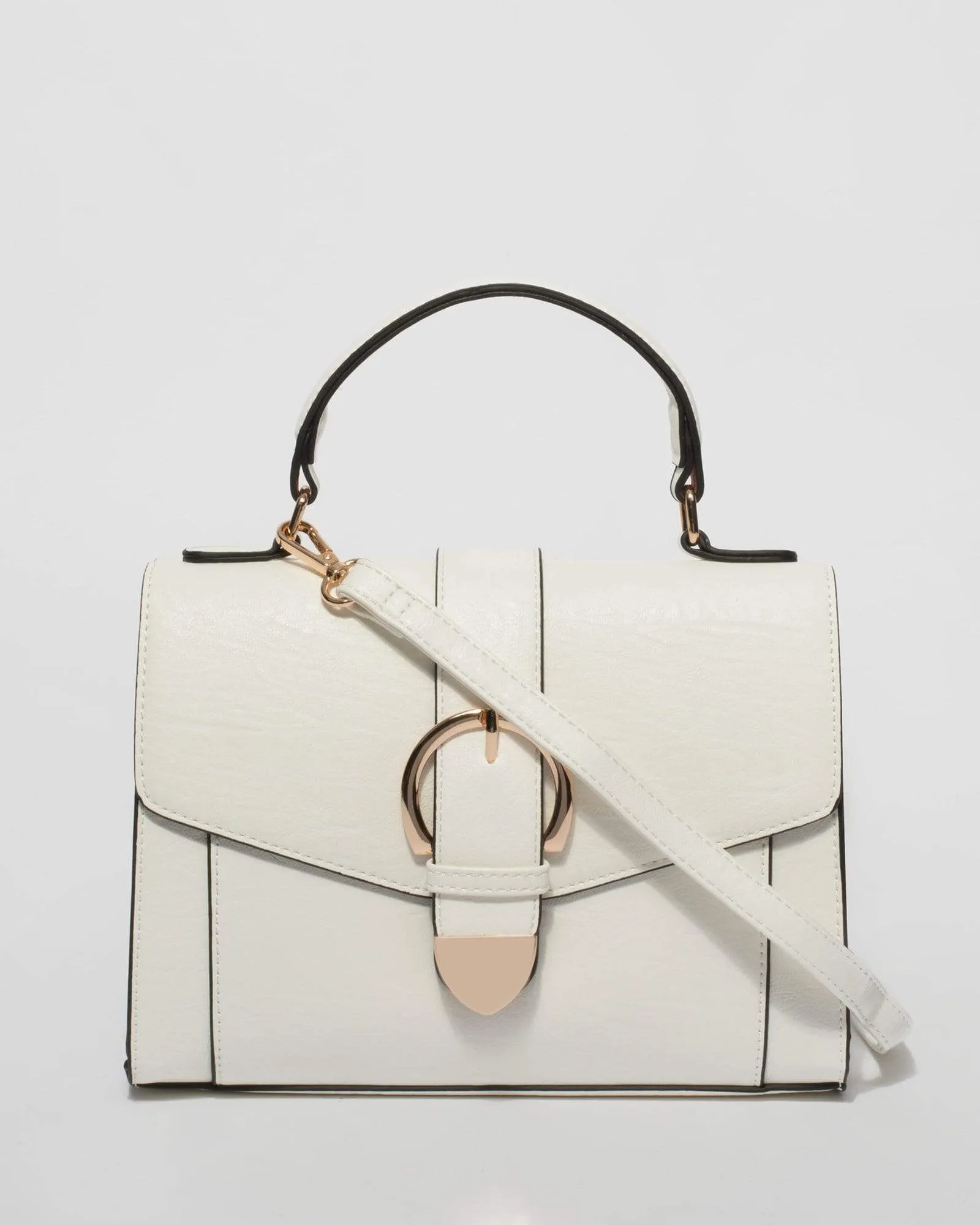 White Ariel Small Tote Bag sold by Collete Hayman