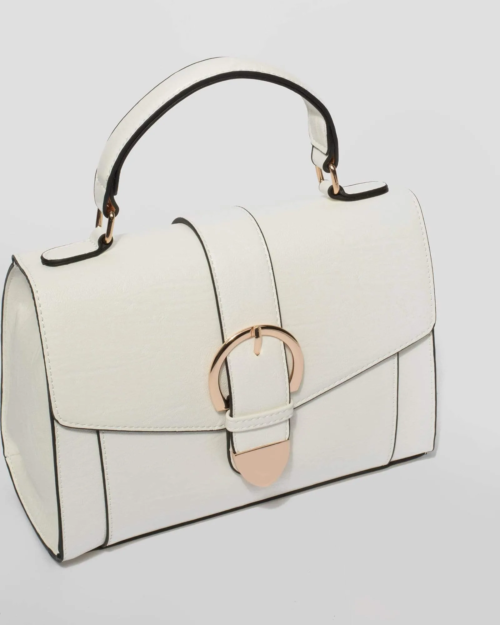 White Ariel Small Tote Bag sold by Collete Hayman product image thumbnail 2