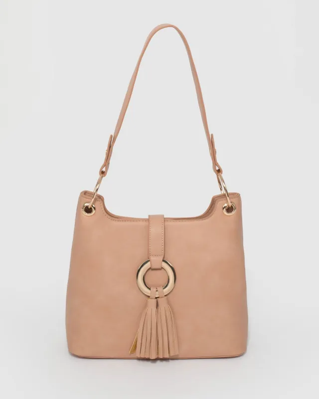 Nude Eliza Ring Bag sold by Collete Hayman