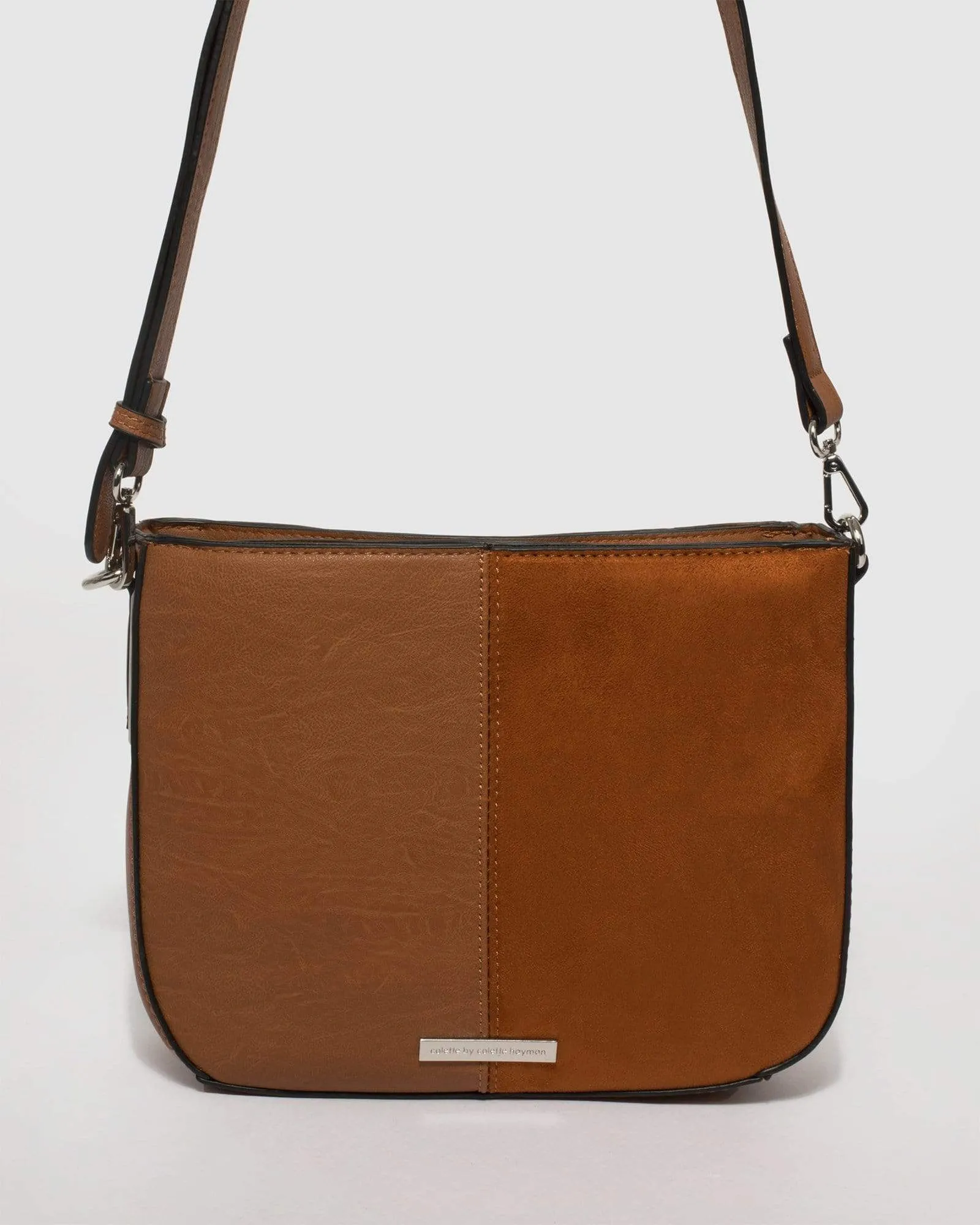Tan Melissa Saddle Bag sold by Collete Hayman